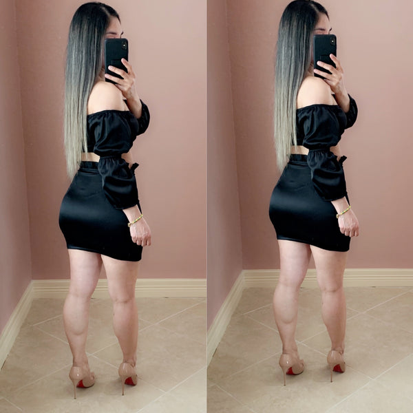 Anna Matching black Set