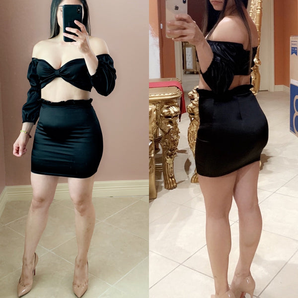 Anna Matching black Set