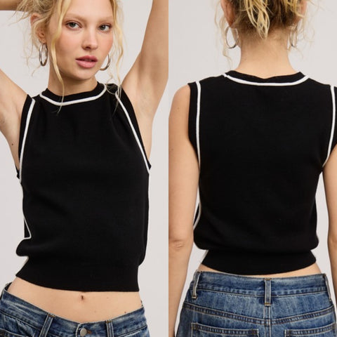 Evelyn Sweater Tank Top