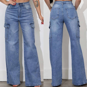 Rio High-Waist Cargo Jean