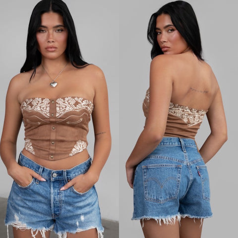 Montana Suede Corset