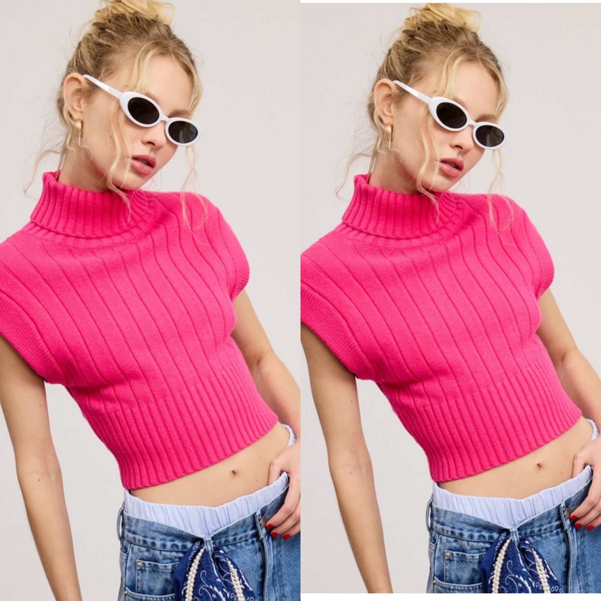 April Soft Ribbed Sweater Top