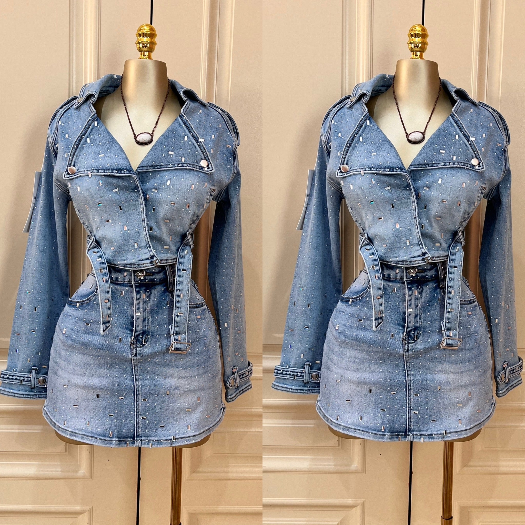 Arely Rhinestone Jacket