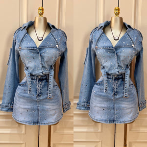 Arely Rhinestone Jacket