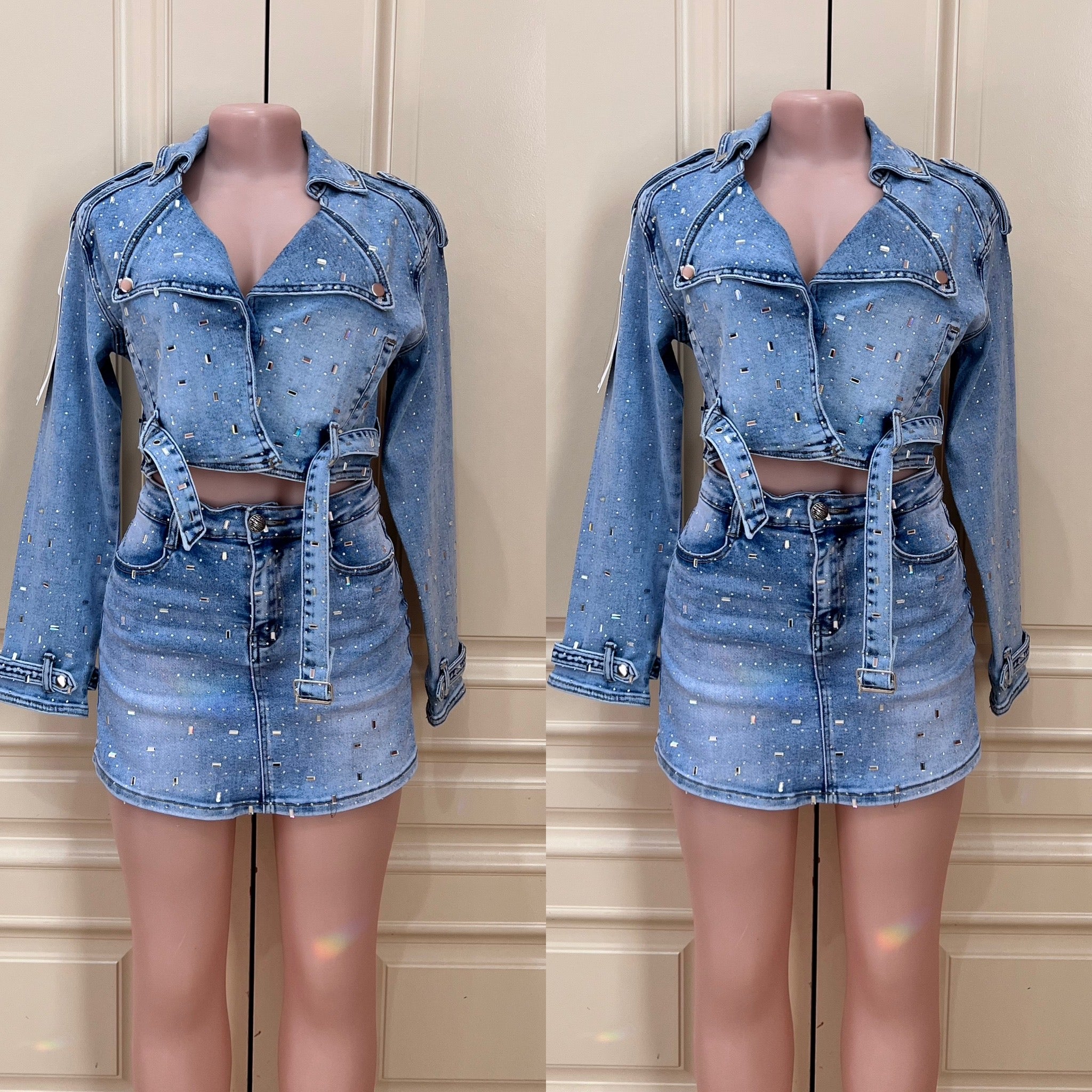 Arely Rhinestone skort