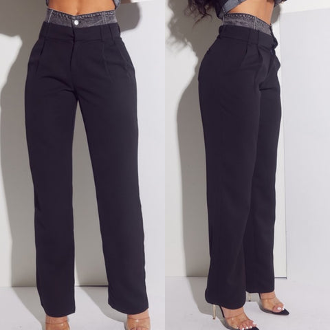 Carin Double Waistband Pants