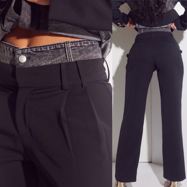 Carin Double Waistband Pants