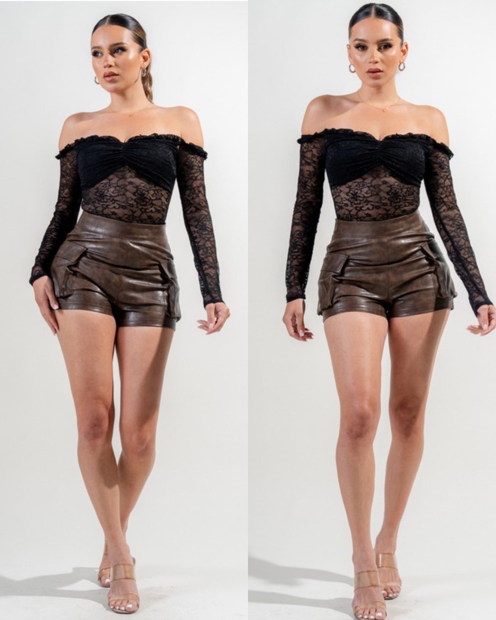 Shaira Lace Bodysuit- black